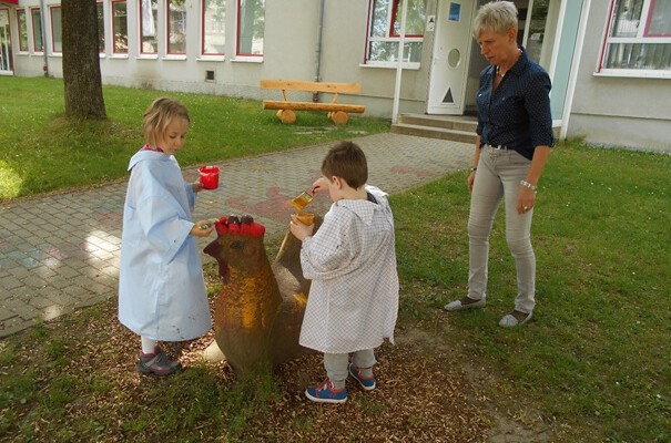 Bärbel Struck bei der Arbeit © Ina Lohse, AWO-Kindertagestätte Clara-Zetkin-Str., Chemnitz